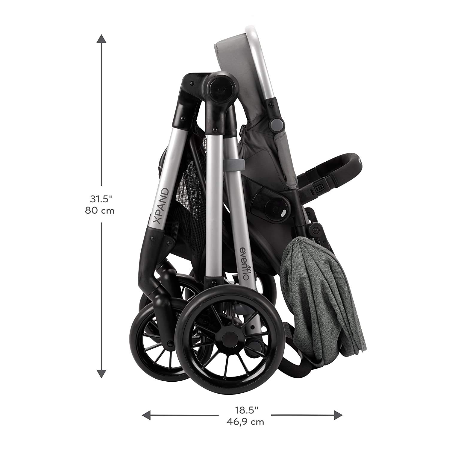 evenflo single to double stroller