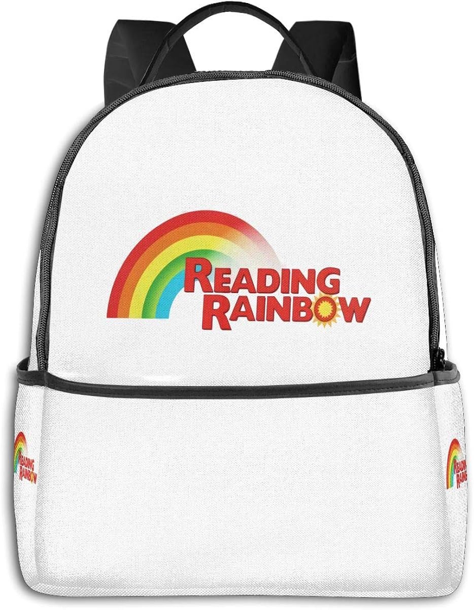 Backpack Reading Rainbow Laptop Backpack Fashion Theme
