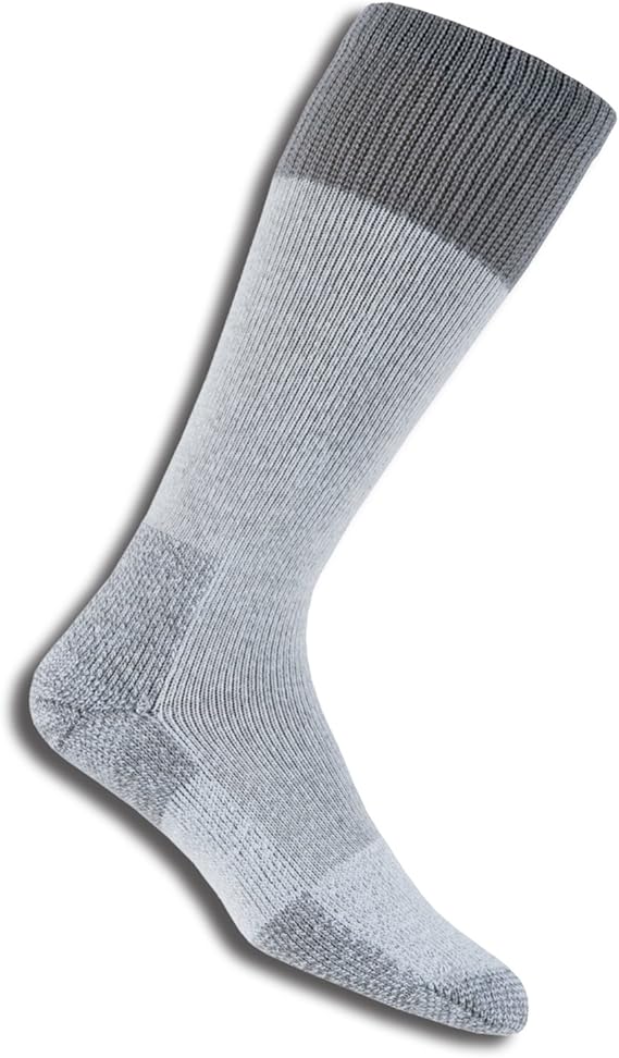 Thorlos Moderate Cushion Hunting Warm Weather Sock Size L, Grey with a