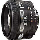 Nikon AF FX NIKKOR 50mm F/1.4D DSLR Lens with Auto Focus for Nikon DSLR Cameras