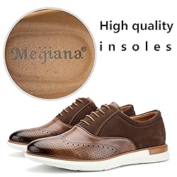 Meijiana Men Oxfords Shoes Casual Dress Shoes