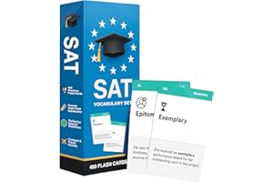 800+ SAT Vocabulary Flash Cards (2026–2027) – 800+ High-Yield Words with Memory Icons, Definitions & Sample Sentences for SAT