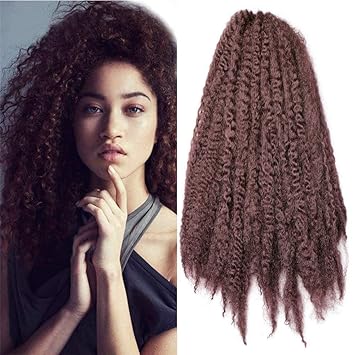 Amazon Com Wanya Afro Marley Twist Braiding Braids Hair 3 Packs