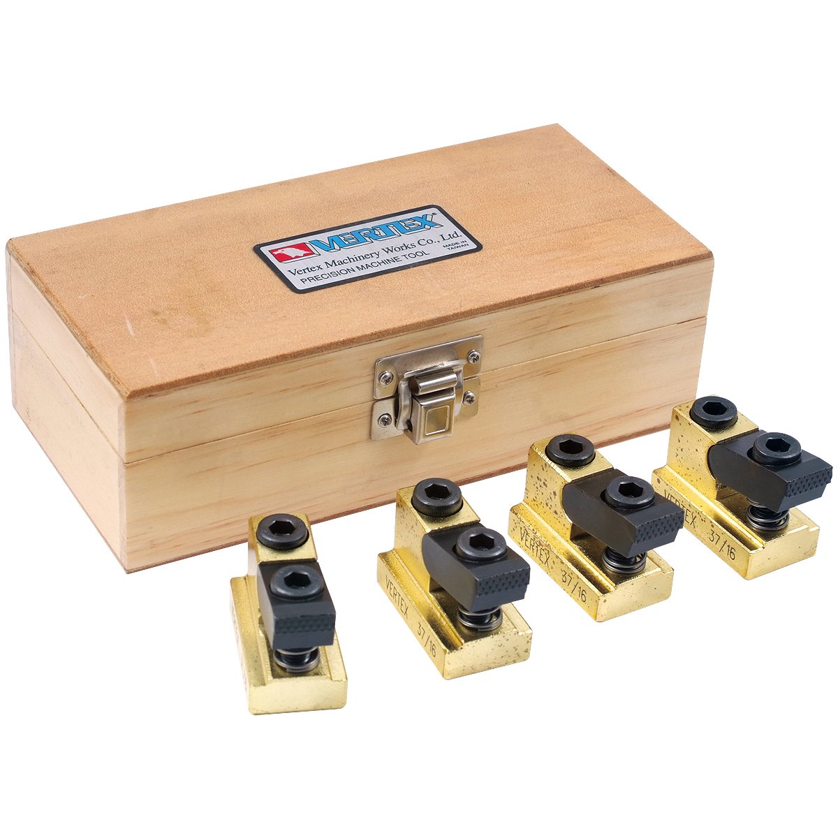 HHIP 3900-0003 58-Piece Clamping Kit – 3/4 Inch Slot, 5/8-11 Stud, Heat-Treated Cast Steel For Bridgeport Milling Machines