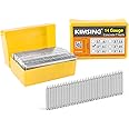 KIMSING 14 Gauge 1-1/4" (32mm) Concrete Nails 800PCS/Box T Nails for Truss Building, Construction Framing and Concrete Nailing