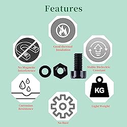 Pzsmocn 300 Pieces/100 Sets M2.5 * 5 mm Plastic