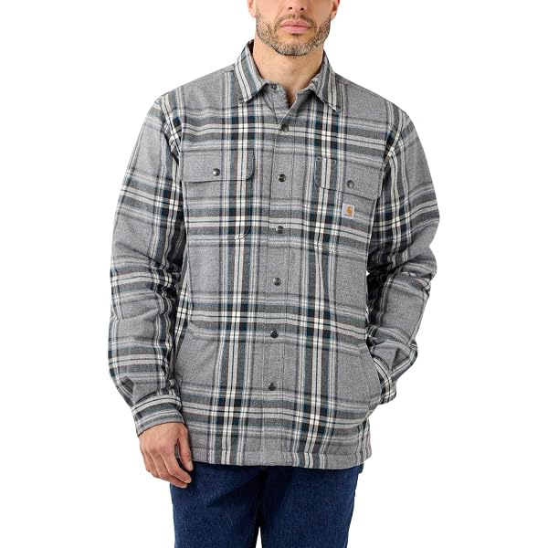 Freedom Foundry Men's Chamois Flannel Shirt Black Heather Size 2xl XXL A35 for sale online