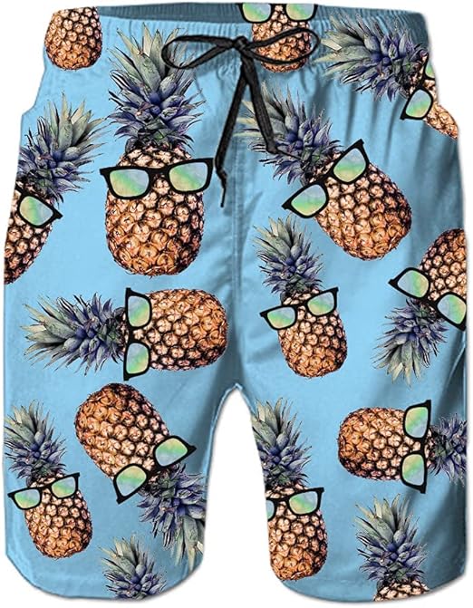Freshhoodies Funny Mens Swim Trunks QuickDrying Breathable Beach Board