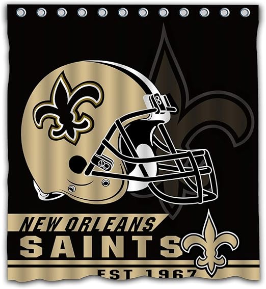 Amazon Com Felikey Custom New Orleans Saints Waterproof Shower