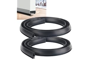 DSYBOKO Storm Doors Seal Replacement Kit for Larson and Pella Storm Door Sweep Parts Compatible with Vinyl and Metal Doors Bottom Seal Rubber Strip Parts （2 Pack）- A Model