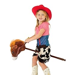 Linzy Plush 36'' Riding Stick, Adjustable