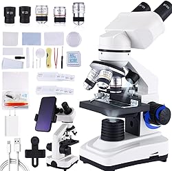 OOZSTAR Microscope Magnification 40X-2500X WF25x
