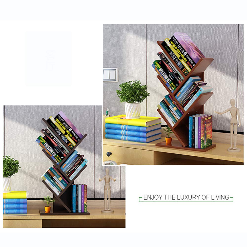 Estanterías para CD LXDDP Estantería de árbol Independiente 31 × 17 ×