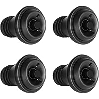 OWO Wine Saver, Vacuum Stoppers, Wine Stopper, Reusable Bottle Sealer Keeps Wine Fresh (4stoppers)