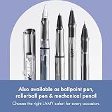 LAMY safari vista Fountain Pen with Left-Handed Steel Nib M - blue cartridge view 6