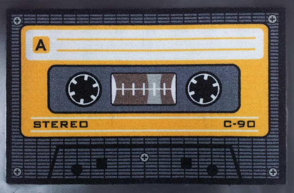 Empire Merchandising 640963 Tape Doormat Size 60 x 40 cm Polypropylene Orange