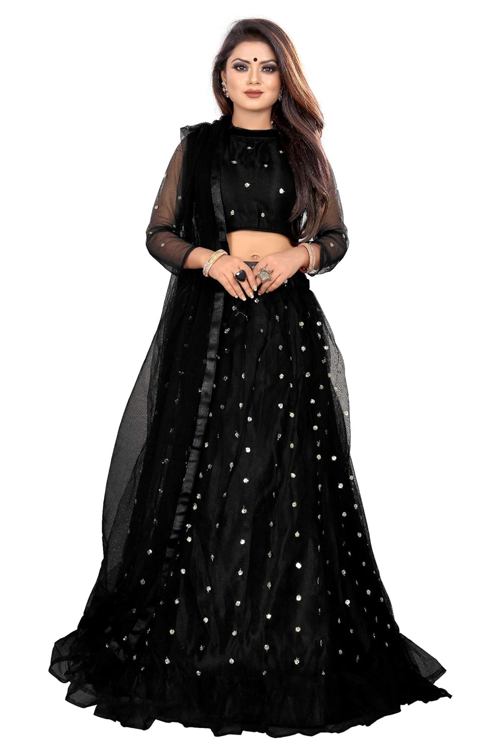 Black lehenga amazon Clearance
