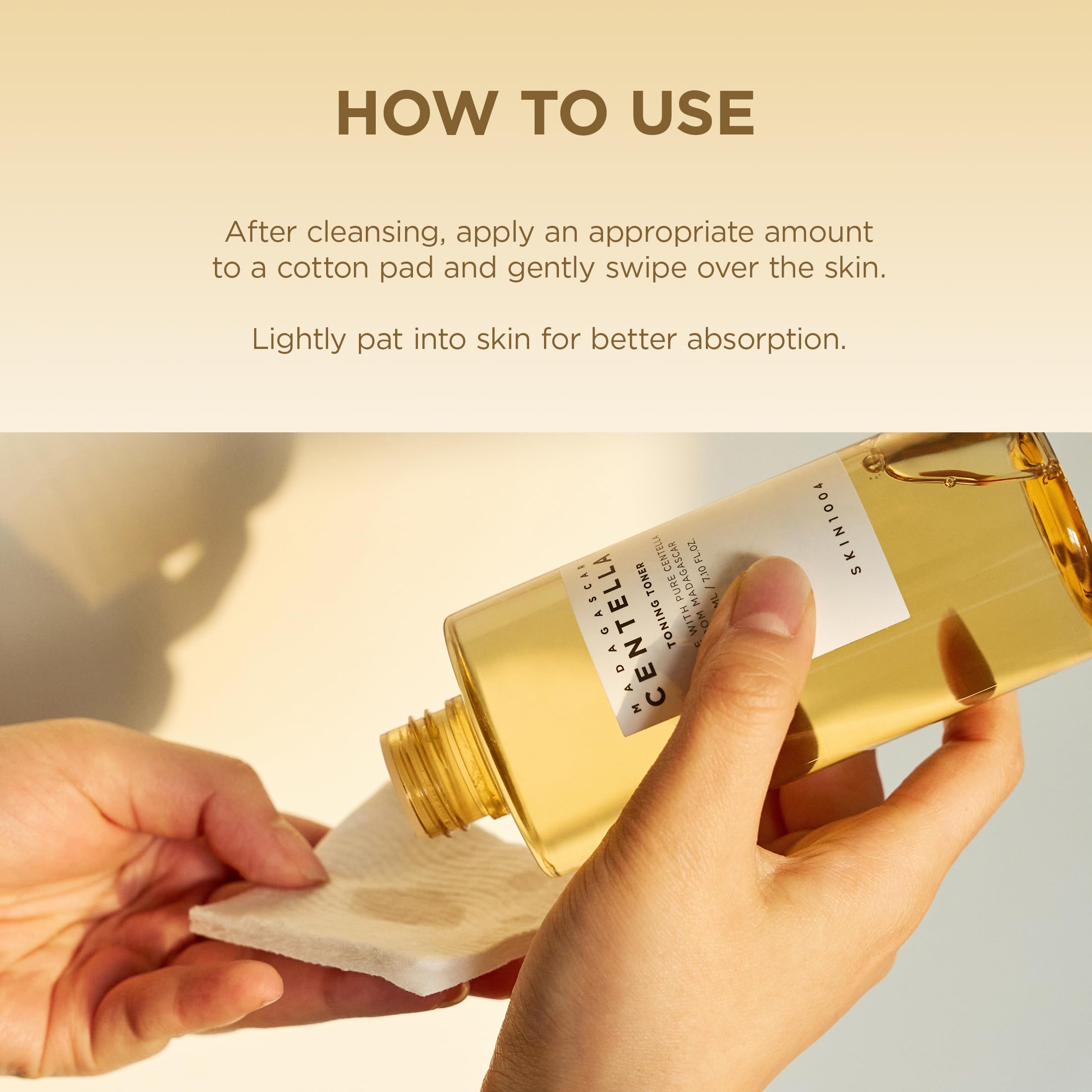 SKIN1004 Centella Asiatica Toning Toner - Gentle Exfoliating PHA Toner (210ml or 7.1 fl. oz) - for Sensitive or Acne-Prone Skin