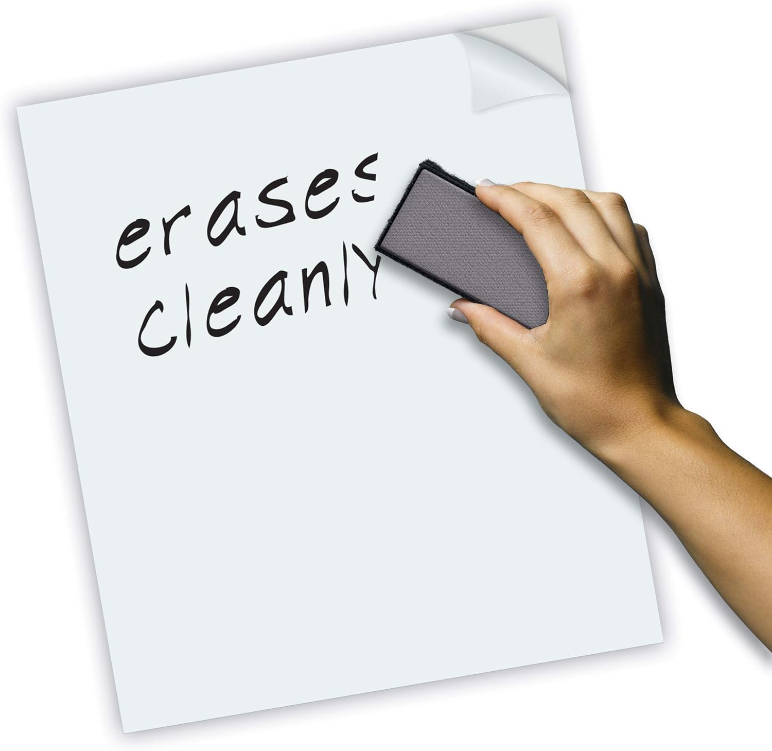 GoWrite! PACASB8511 Self-Adhesive Dry Erase Sheets, White, 8-1/2" x 11", 30 Sheets: Industrial & Scientific
