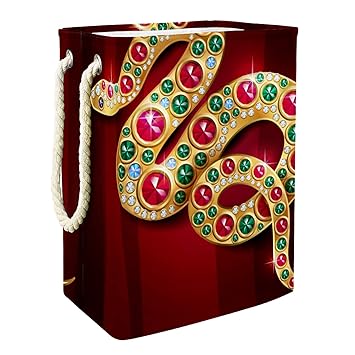 Spielzeug Aufbewahrungskorb Goldene Schmuckschlange Aufbewahrungswürfel