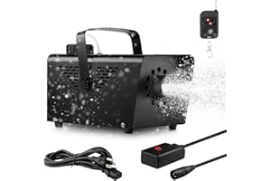 YEESITE 800W Fake Snow Making Machine - Artificial Snow Machine with Wireless Remote Control for Outdoor Indoor Stage Kids Parties Parades Christmas Decoration