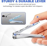 DRMODE Nail Clippers Set 2pc Stainless Steel Toenail Finger Nail Cutter view 4