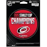 Rico Industries NHL Hockey Carolina Hurricanes 2026 Stanley Cup Champions 5" x 7" Vinyl Die-Cut Decal - Car/Truck/Home Accessory