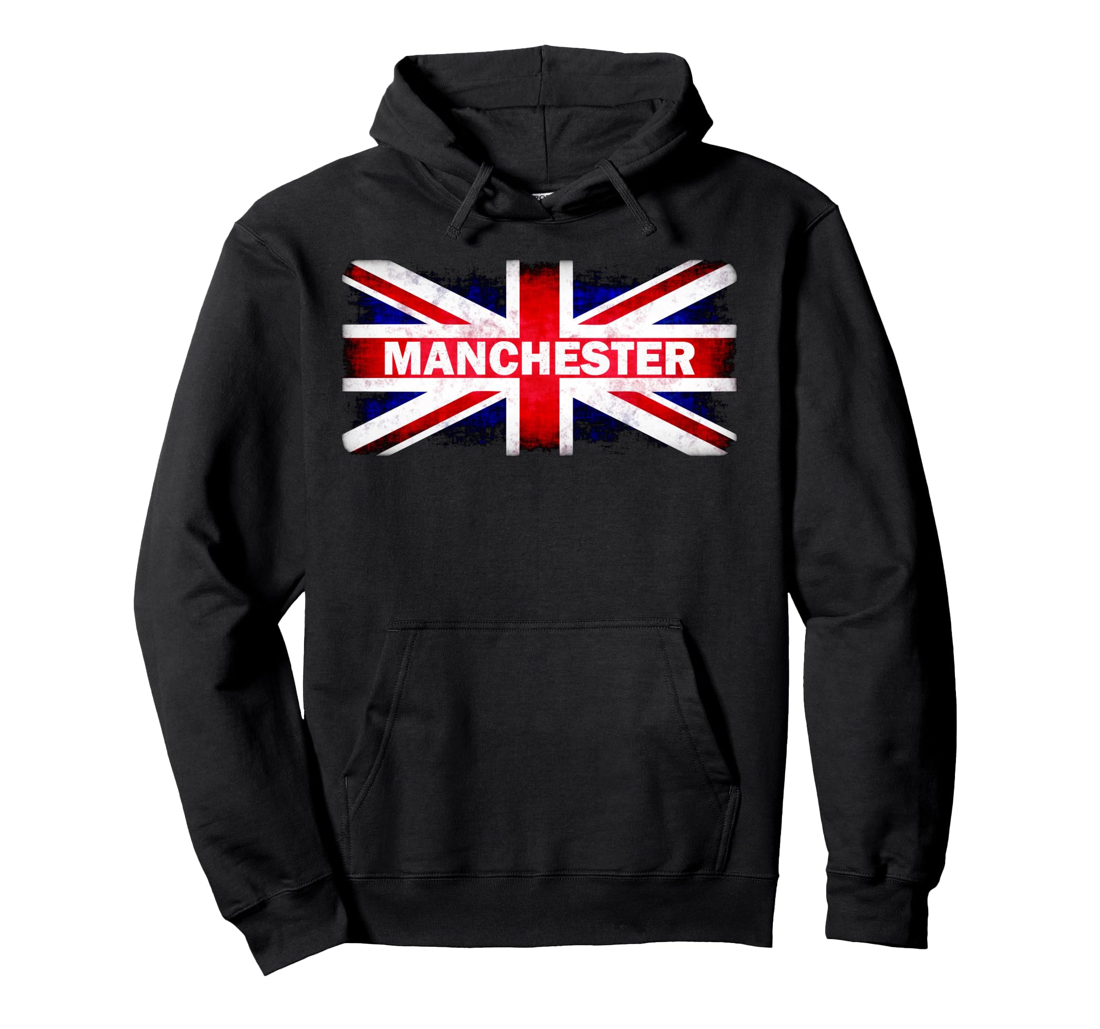 Manchester England Great Britain British Flag Gift Souvenir Pullover Hoodie