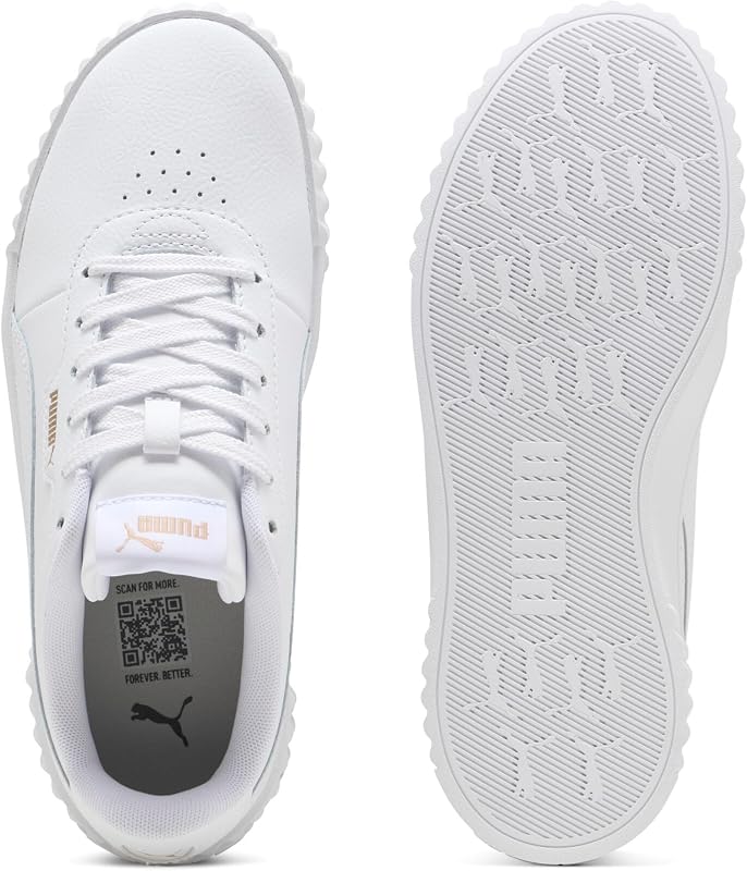 Damen Carina Adult Sneaker, Puma White Puma Gold, 41 EU — Foto 5 von 7