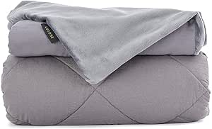 Amazon.com: LUXOME King Size Weighted Blanket | Includes Bamboo/Minky