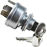 TCA22740 Ignition Switch for John Deere Gator 160 165 175 180 185 260 | For Lawn Tractor/Front/Ztrak Mowers 170 240 245 265 285 320 500, Replace TCA15075 AM101561, with 2 Keys