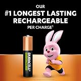 Duracell AAA Rechargeable Batteries 4 Pack 900 mAh NiMH Pre-Charged view 2