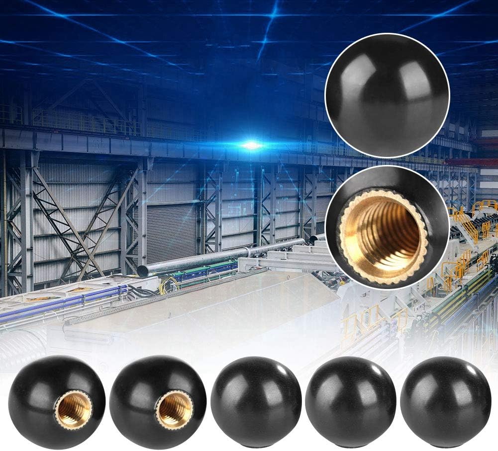 Vikye 5pcs BM6x20 Ball Lever Knob Round Bakelite Ball Gear Lever Shift Knob Machine Tool Replacement Parts for Machine Tools - Image 4