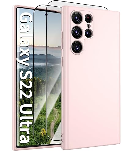 Amazon.com: WOGROO for Samsung Galaxy S22 Ultra Case Pink, Scratch