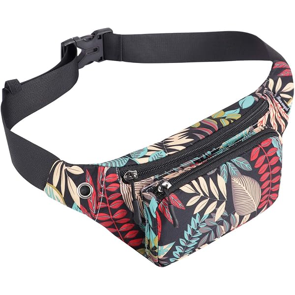 Amazon.com: Tuxapo Fanny Pack for Women Purple Waist Bags  display picture 1