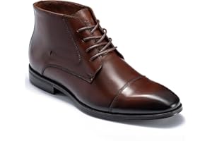 Holy dove Mens Dress Boots,Premium Leather Oxfords,Formal Lace-Up Business Boots for Men‌‌