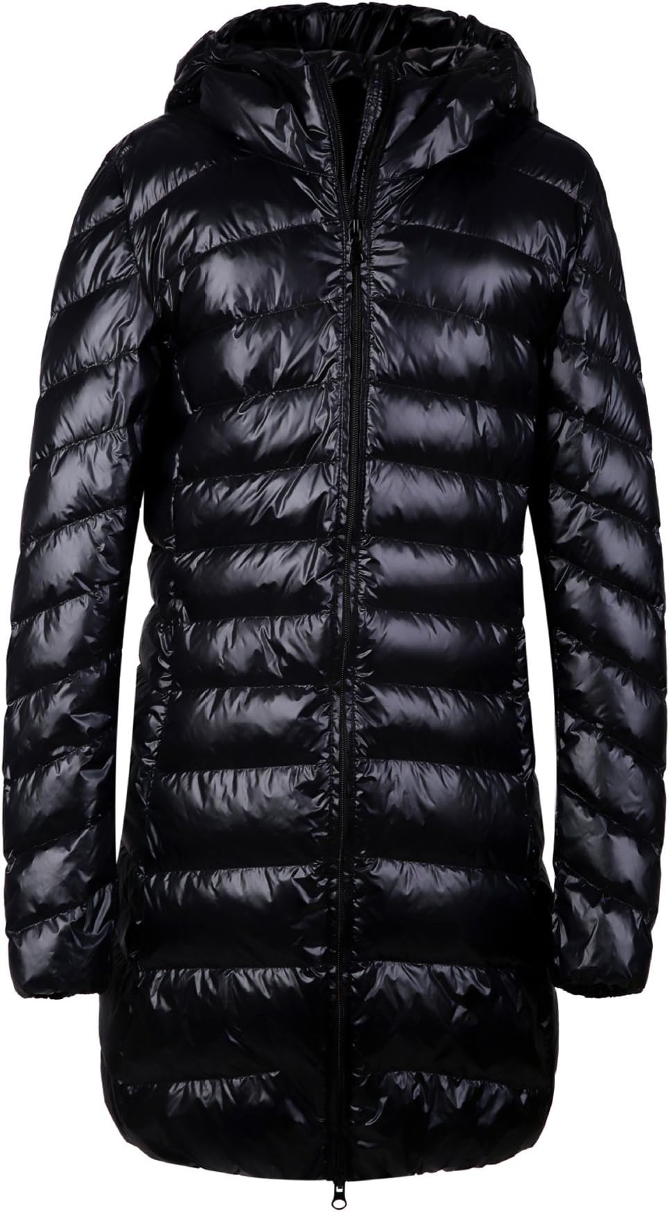 Wenseny Womens Winter Outwear Packable Down Jacket Long Lightweight Hooded Coat 7 Color Available