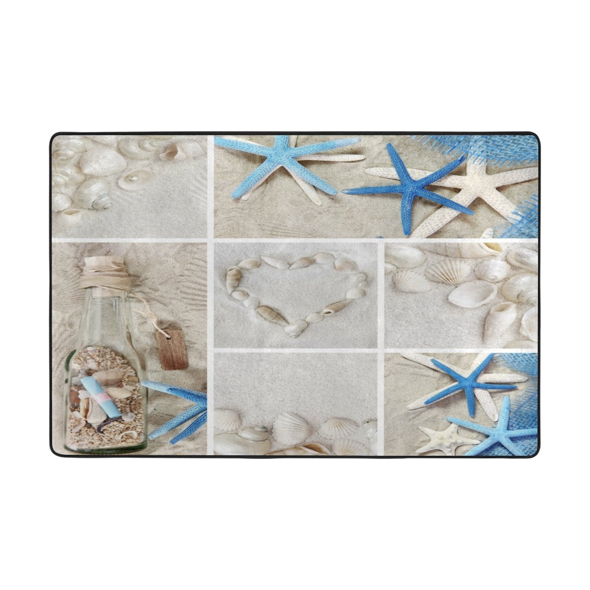 Tropical Beach Theme Nursery Rug Floor Carpet Yoga Mat Naanle Summer