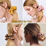 DIWUJI 40pcs Silk Satin Hair Scrunchies Strong Elastic Bobble Bands Women Girls view 5