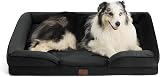 Bedsure Extra Large Dog Sofa Bed Orthopedic with Removable Flannel Cover