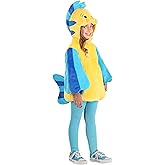 Child Disney Little Mermaid Flounder Costume | Little Mermaid Costumes
