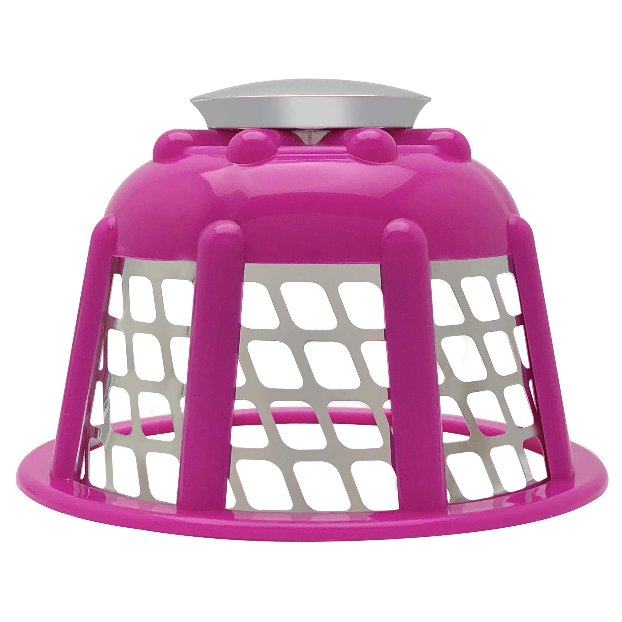 Tubbrella The Most Innovative Bathtub Drain Strainer/Hair Catcher for Drainage (pink)