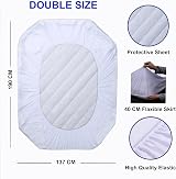PLANETOID Quilted Waterproof Mattress Protector Super King 182x200 40cm view 2