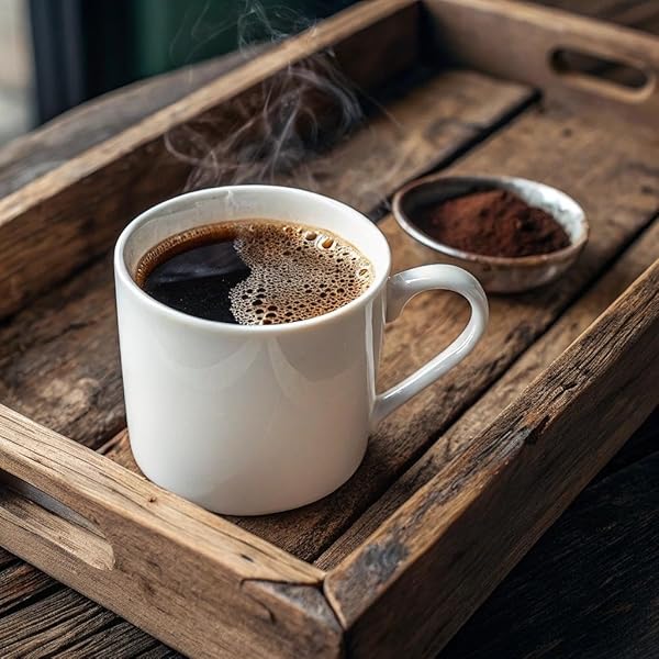 FOUR SIGMATIC CALM ORGANIC DECAF GROUND COFFEE | SWISS WATER DECAF COFFEE WITH CHAGA & REISHI MUSHROOM EXTRACTS | 12OZ BAG