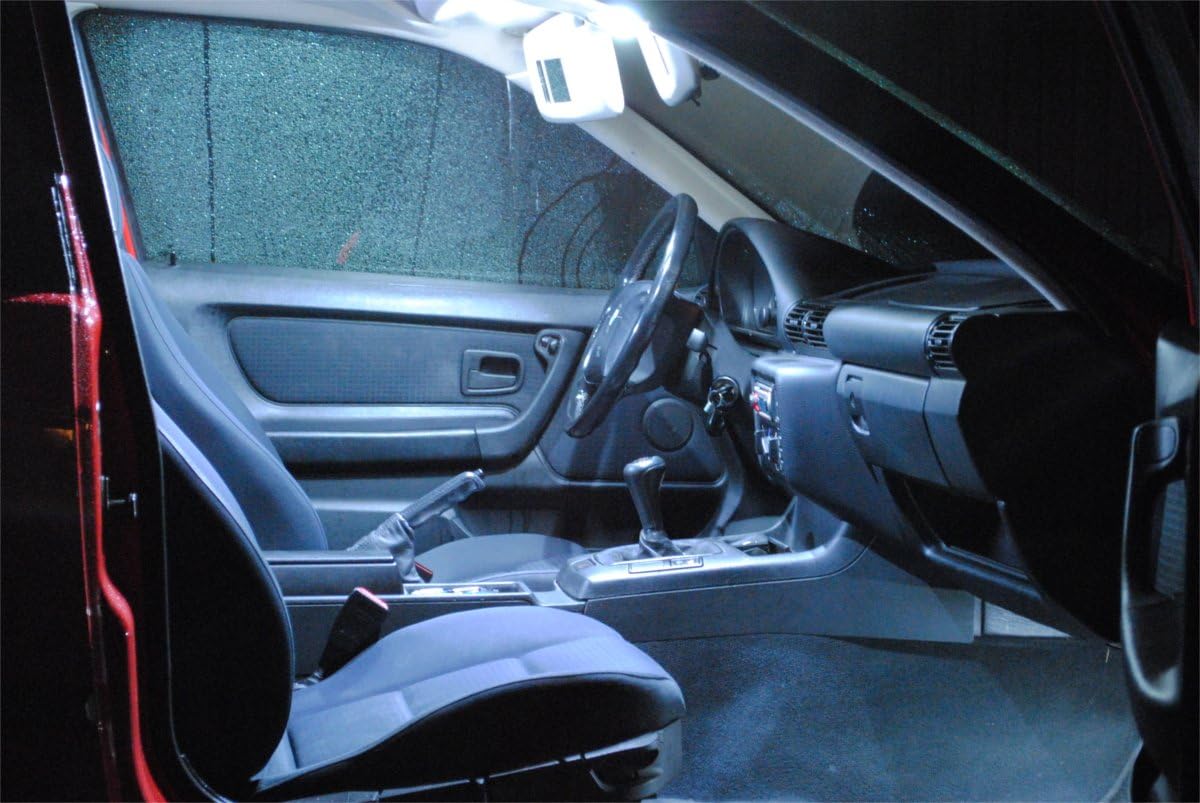 8x LED Interior Lighting Set Nissan X-TRAIL T31 from 2007 Light Lamp White