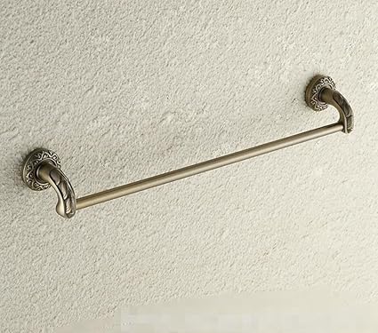Suckle accesorios de baño Barra de toalla Bronce tallado ...