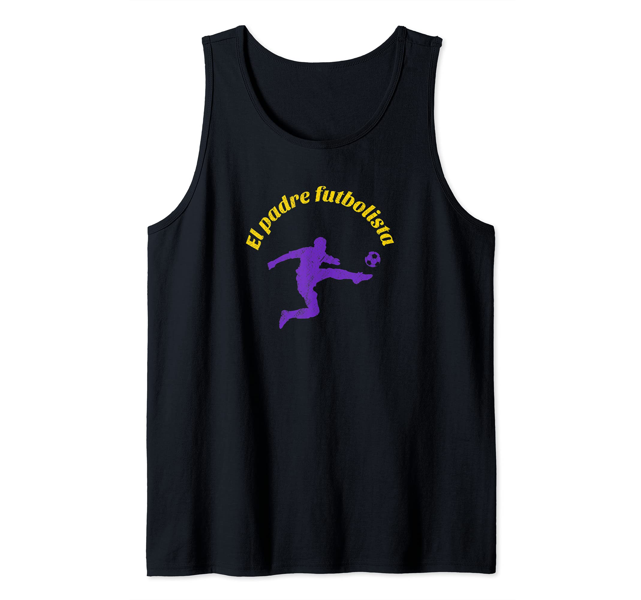 Mens El Padre Futbolista Football Dad Tank Top