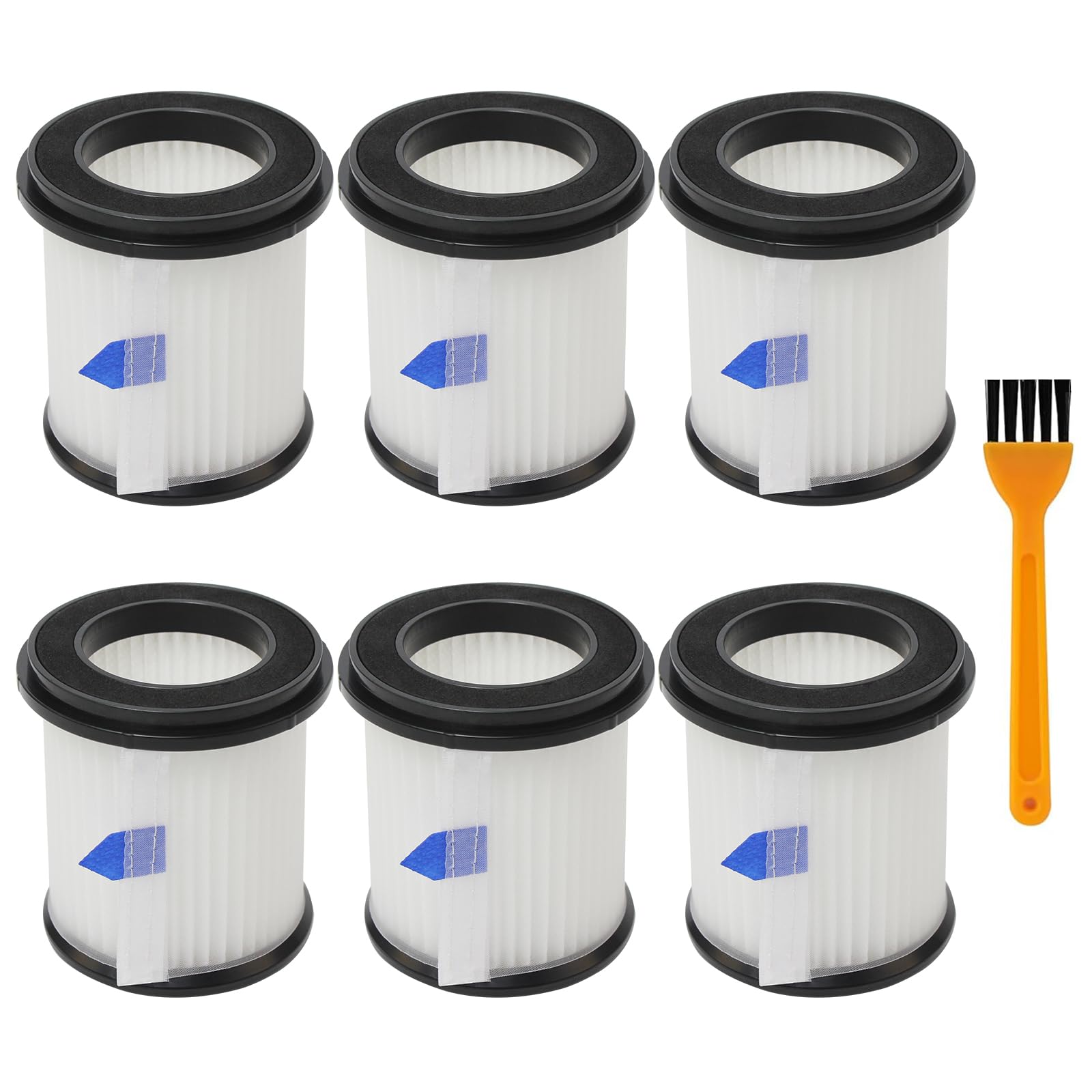 Photo 1 of 6 Pack HEPA Filter Compatible with INSE N5S N5T S6T S6P Pro Cordless Vacuum Cleaner, Replacement for Pro S610/TMA T120 T121 T151 T150 T220 T210 T181 T180 T220 Cordless Vacuum Cleaner