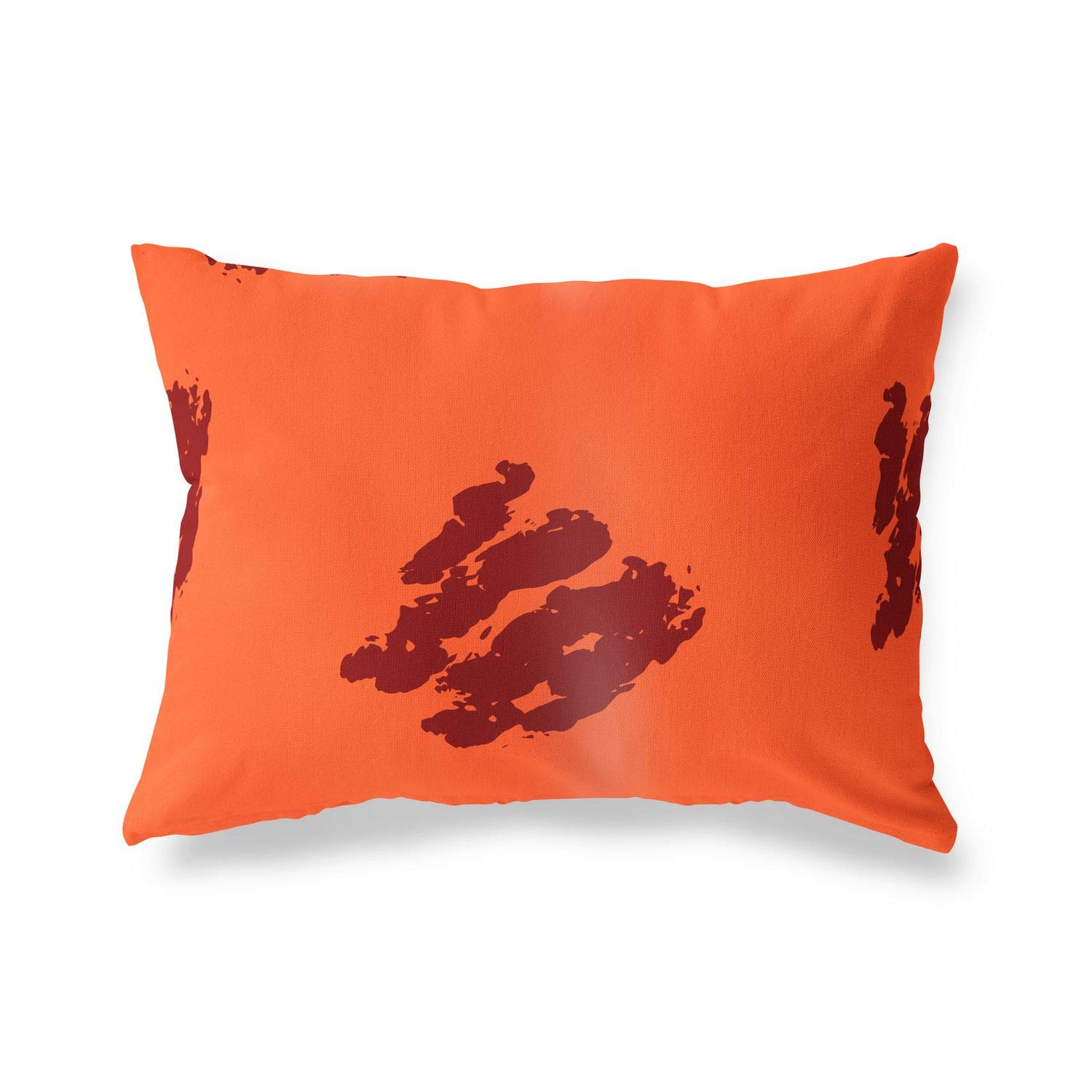 Bonamaison Decorative Cushion Cover Orange & Bordeux, Throw Pillow Covers, Home Decorative Pillowcases for Livingroom, Sofa, Bedroom, Size: 35x50 Cm - Designed and Manufactured in Turkey