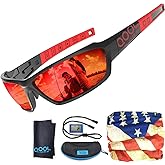 Polarized Fishing Sunglasses for Men Women, Adjustable Nose Pad, UV400, EMS TR90, ideal for Driving Running Golfing Cycling